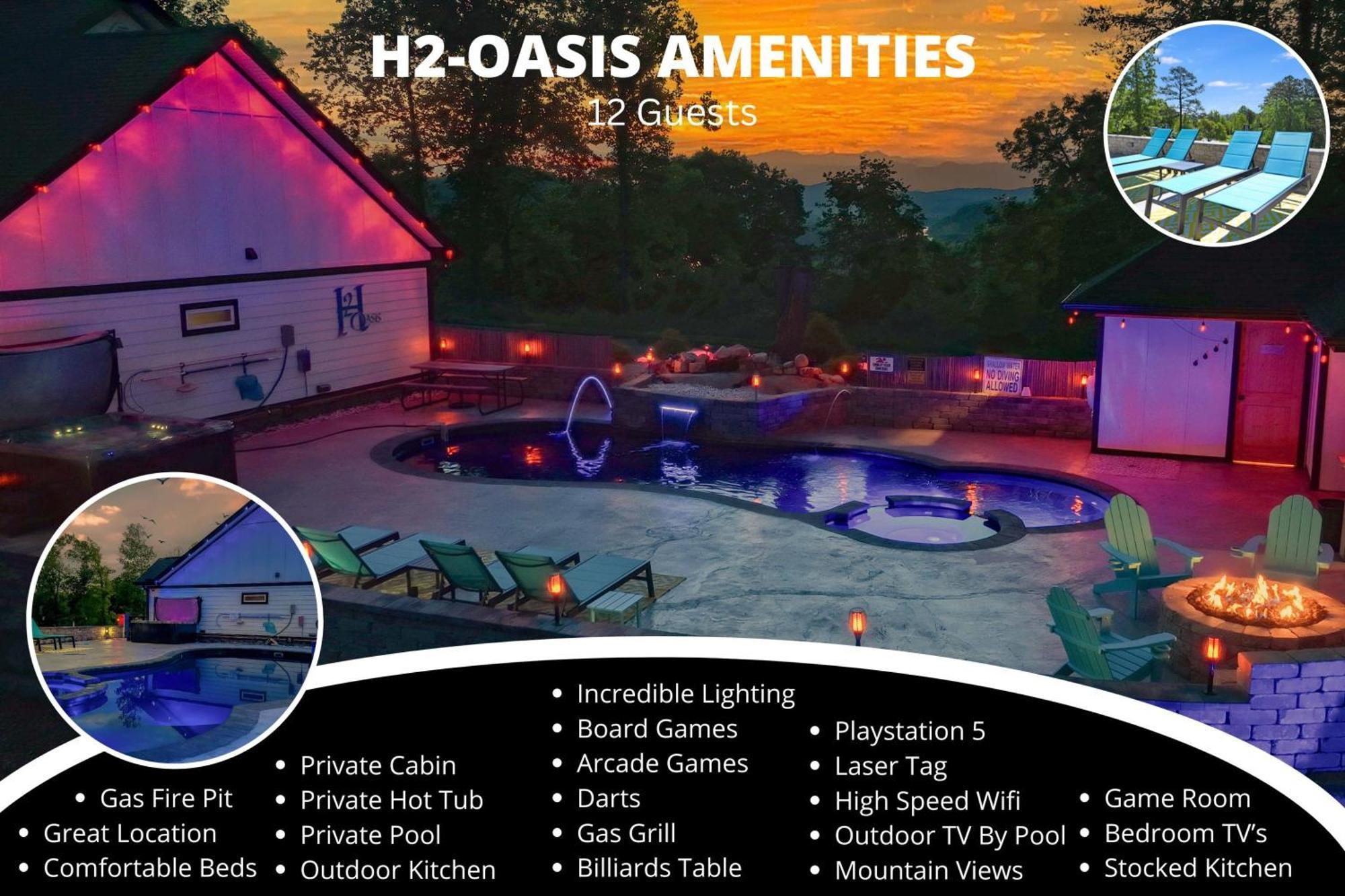 H2Oasis Incredible Pool Retreat With Mountains Views! Villa Sevierville Exterior photo